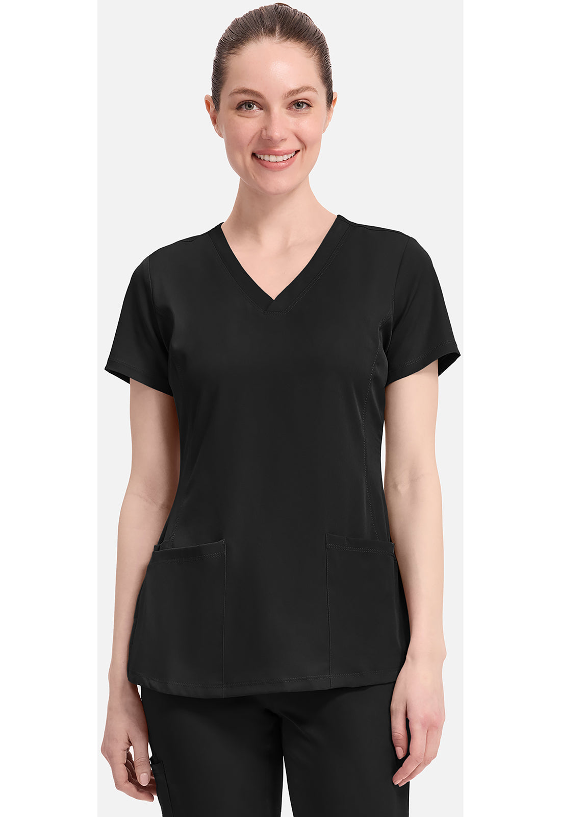 Healing Hands HHE2500 Monica Top - BLACK (front)