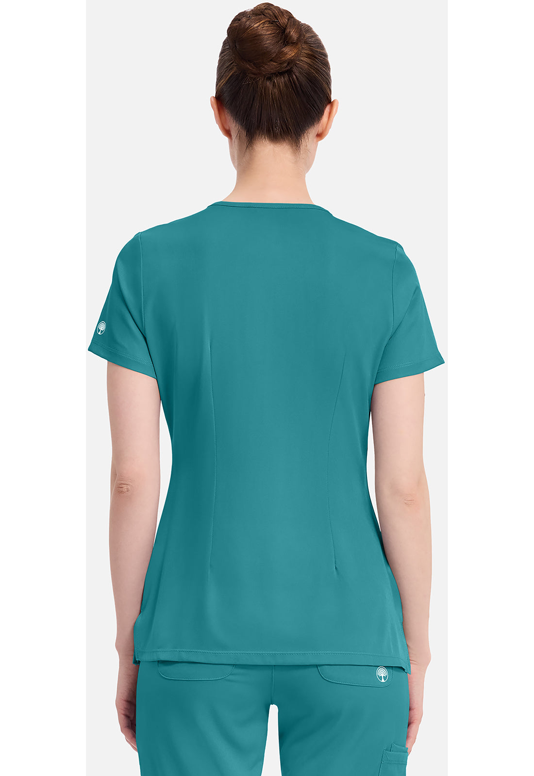 Healing Hands HHE2500 Monica Top - TEAL (back)