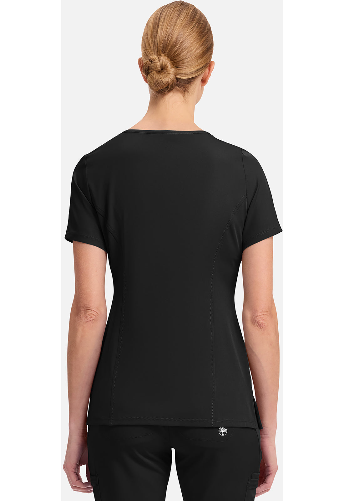 Healing Hands HHE2525 Madison Top - BLACK (back)