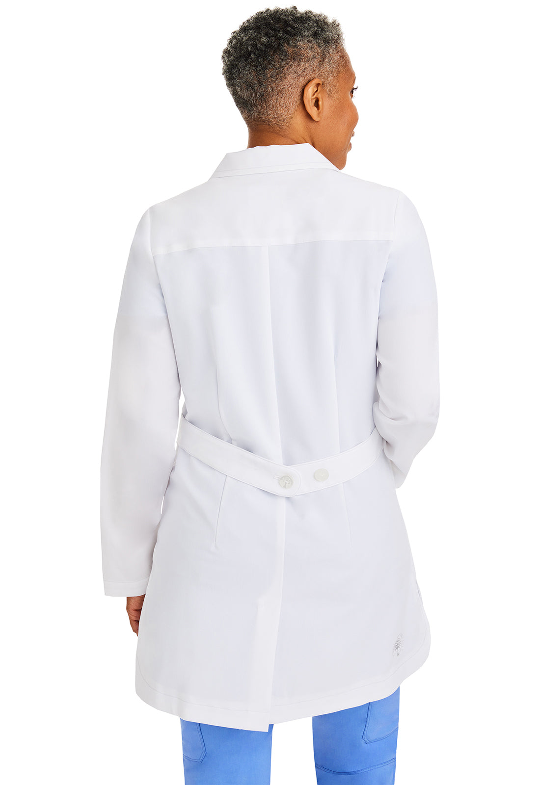 Healing Hands HHE5101 Fiona Lab Coat - WHITE (back)