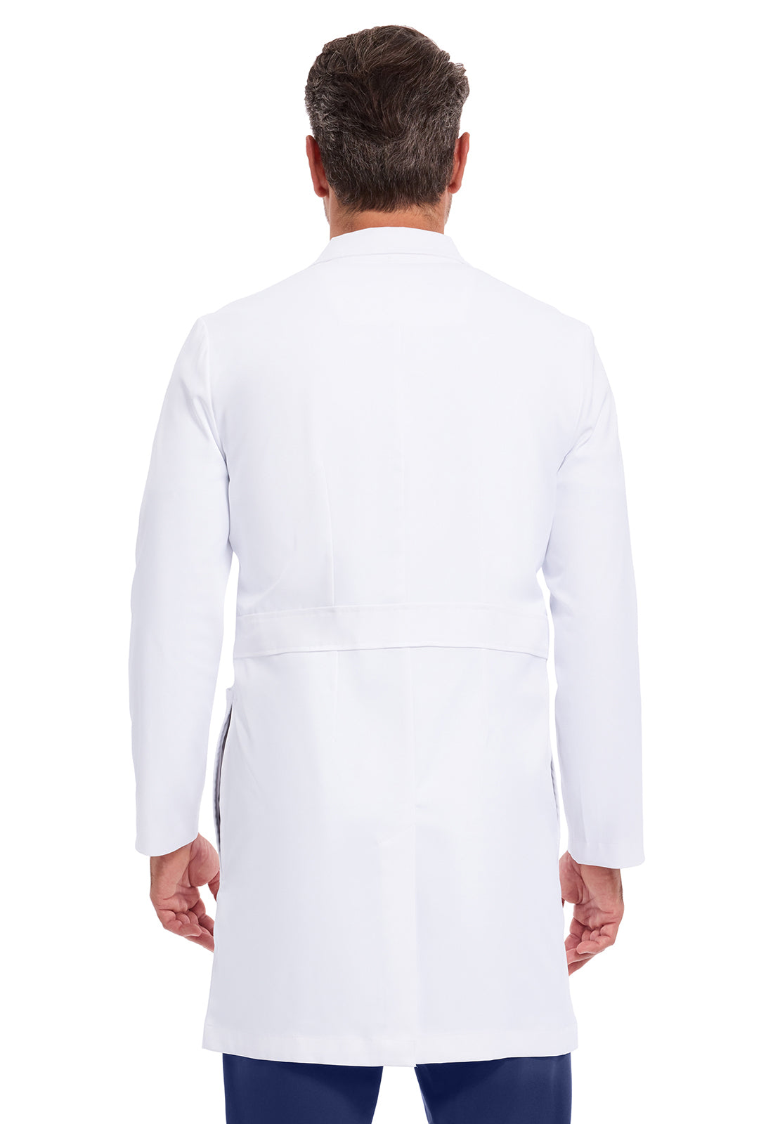 Healing Hands HHE5151 Luke Labcoat - WHITE (back)