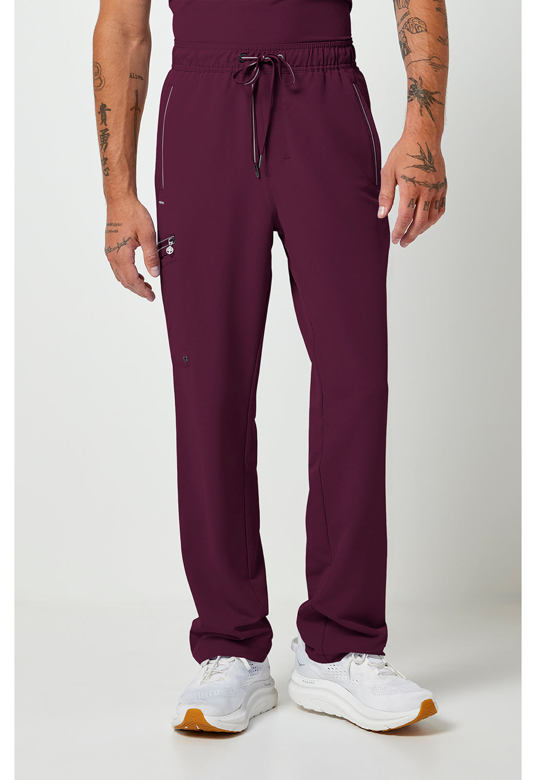 Healing Hands HHE9173 Noah Pant - Wine (front)