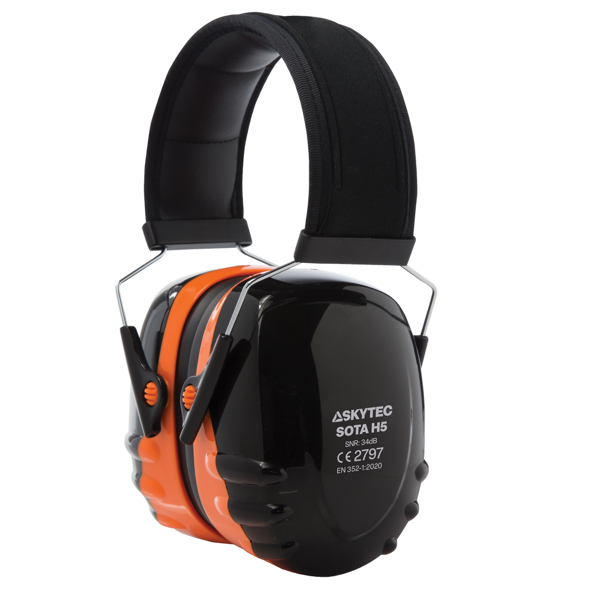 Skytec H5 Wire H/band Blk/Orang