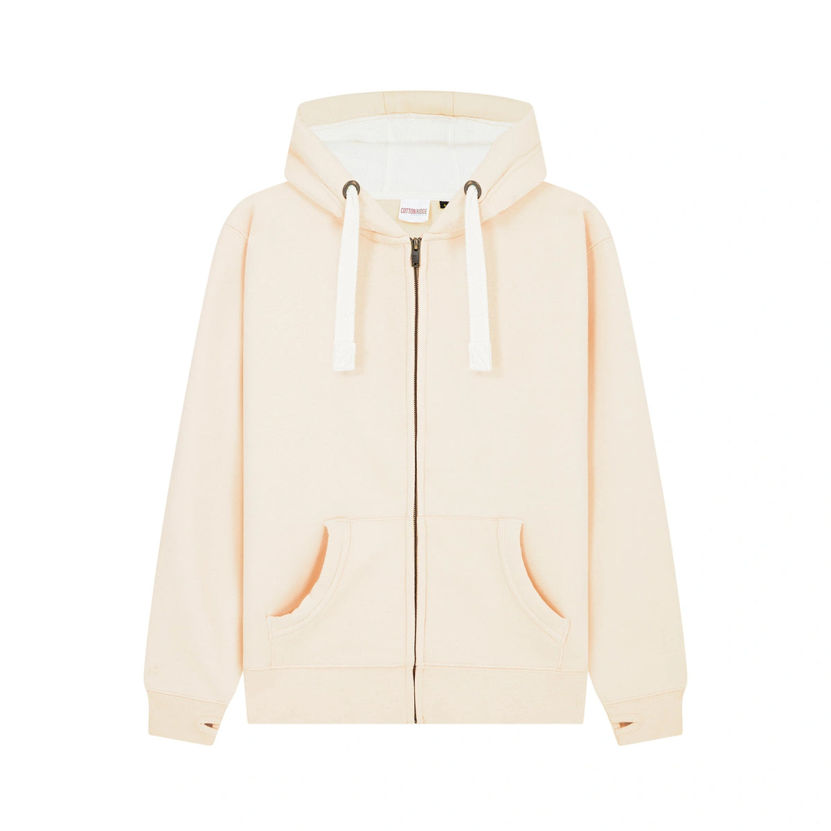 Cotton Ridge W81PF Comet Ultra Premium Zip Hoodie in Ivory