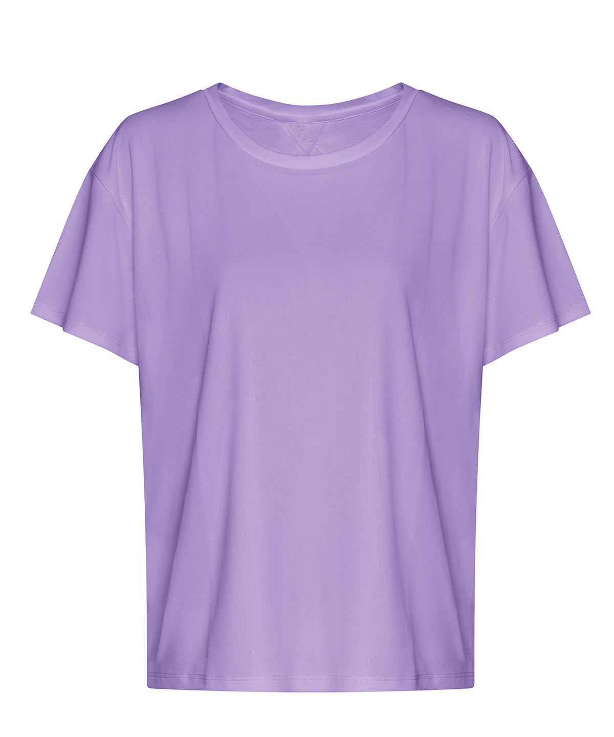 AWDis Just Cool Women’s open back T in Digital Lavender, front view