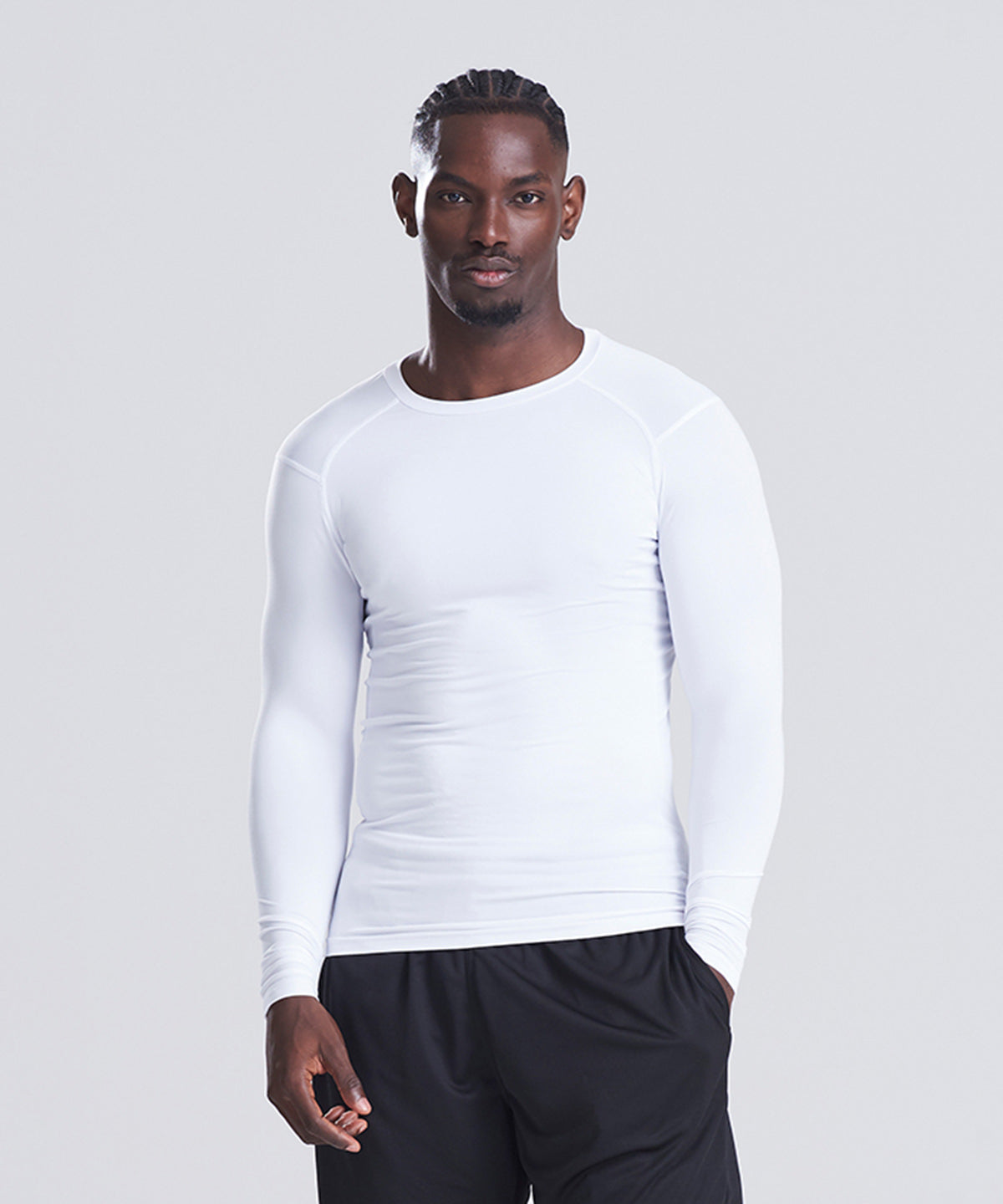 AWDis Just Cool Active recycled baselayer, lifestyle photo