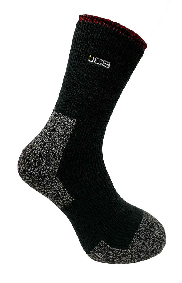JCB Workwear Thermasocks with Extended Achilles, main product image