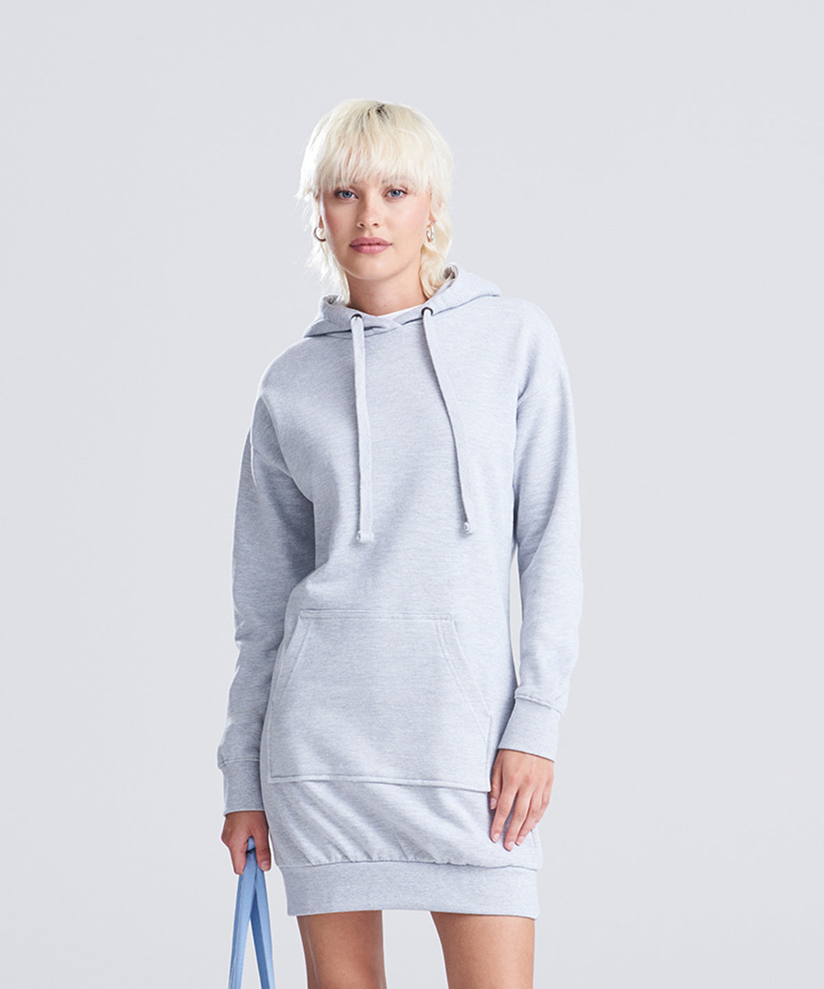 AWDis Just Hoods Hoodie dress in Jet Black, lifestyle photo