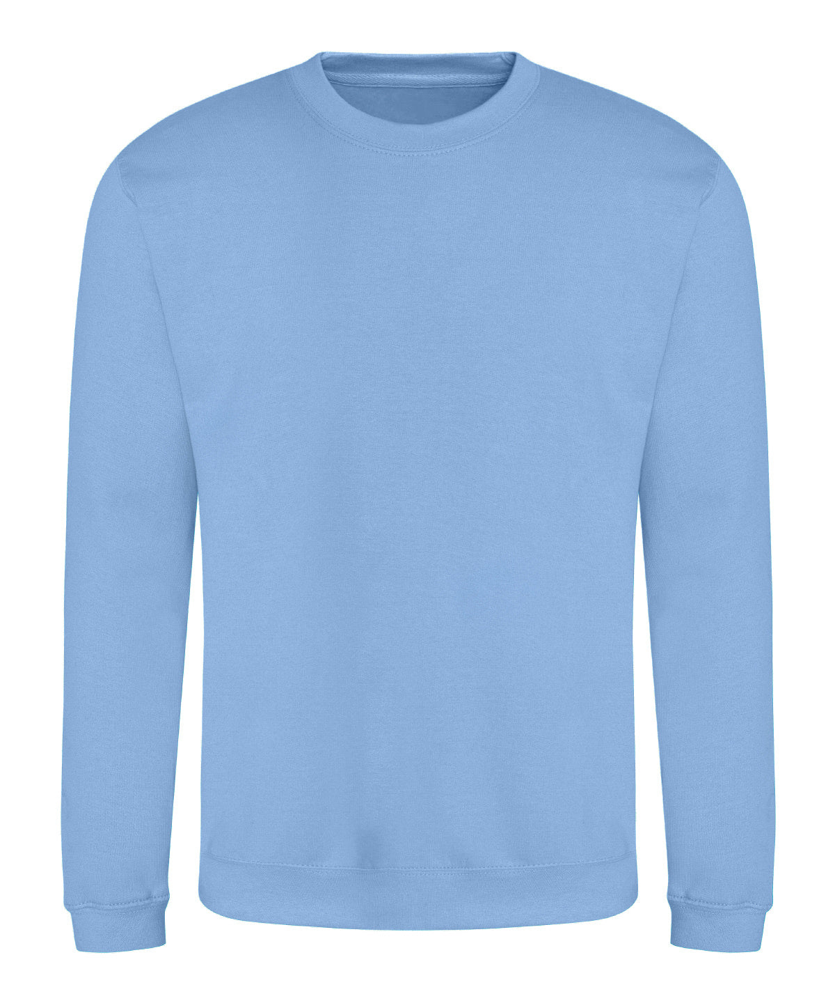 AWDis Just Hoods AWDis sweatshirt in Cornflower Blue, front view