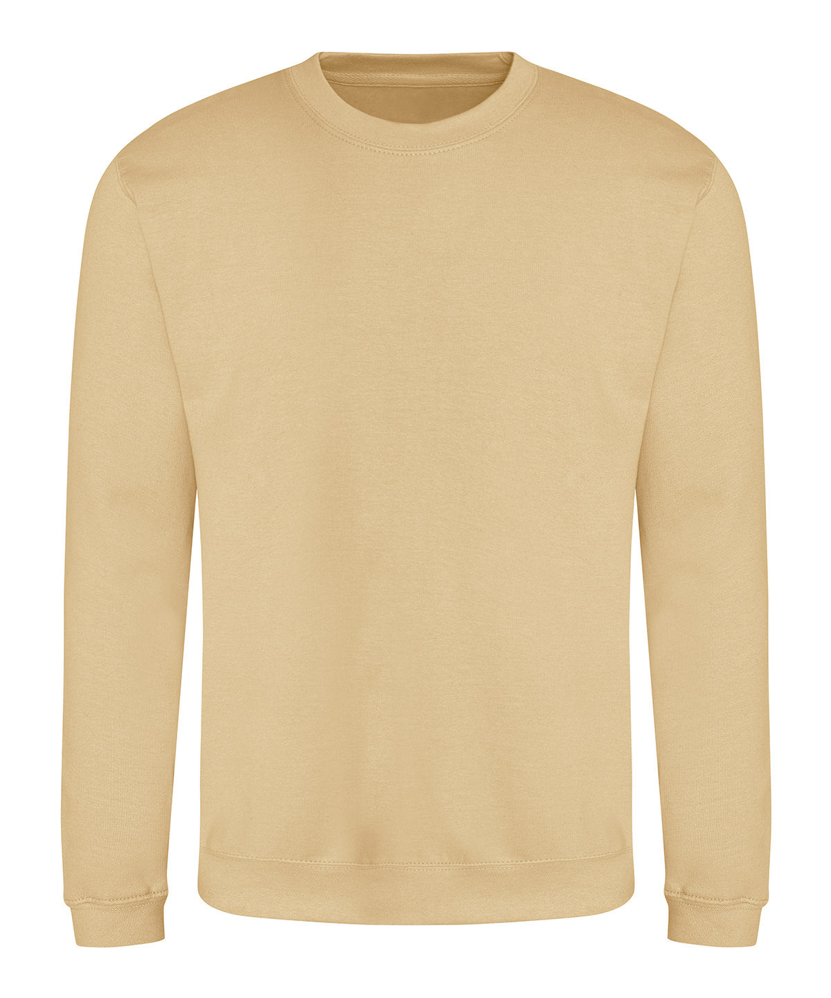 AWDis Just Hoods AWDis sweatshirt in Desert Sand, front view