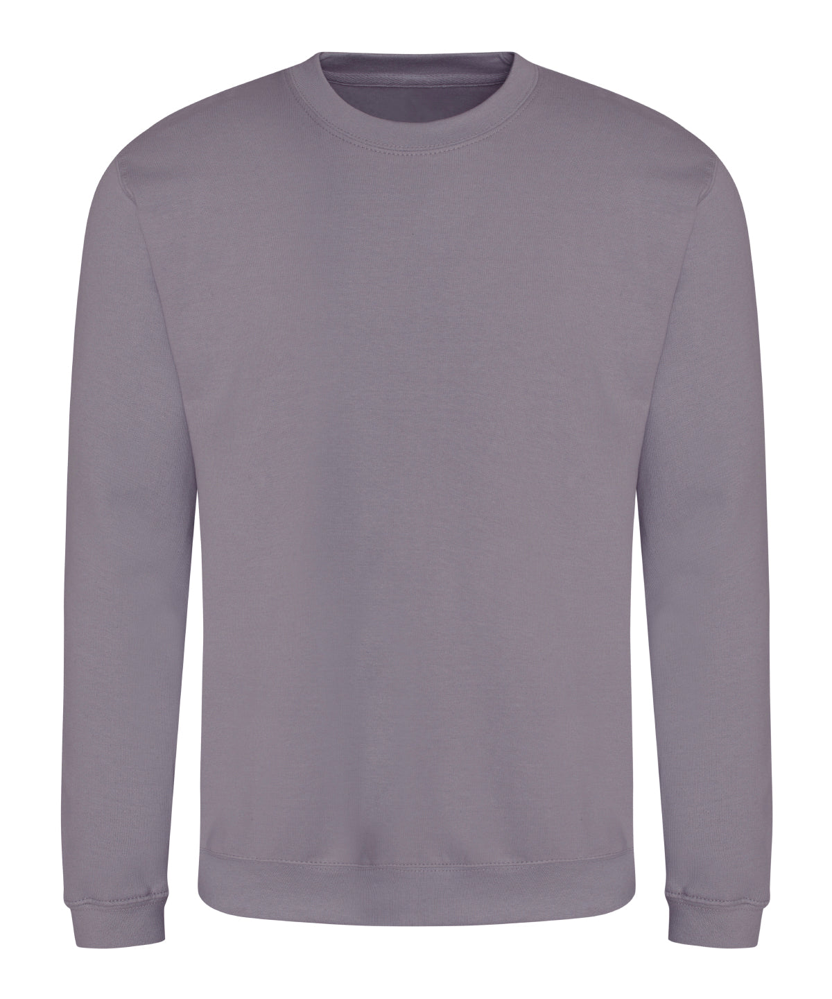 AWDis Just Hoods AWDis sweatshirt in Dusty Lilac, front view