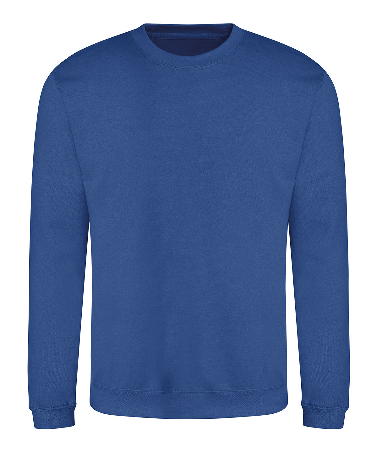 AWDis Just Hoods AWDis sweatshirt in Royal Blue, front view