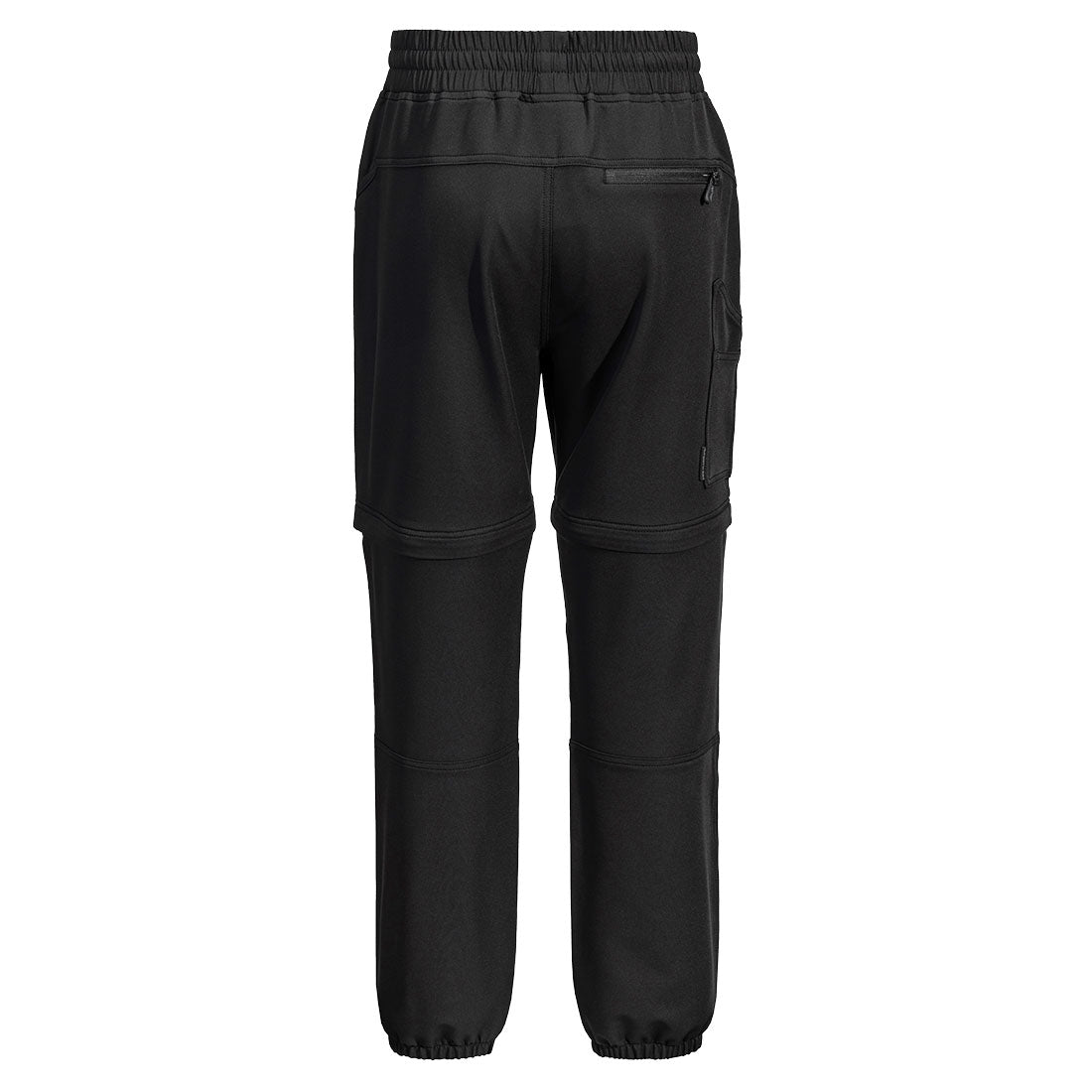 Portwest KX352 KX3 Sport 2-in-1 Trousers in Black, back view