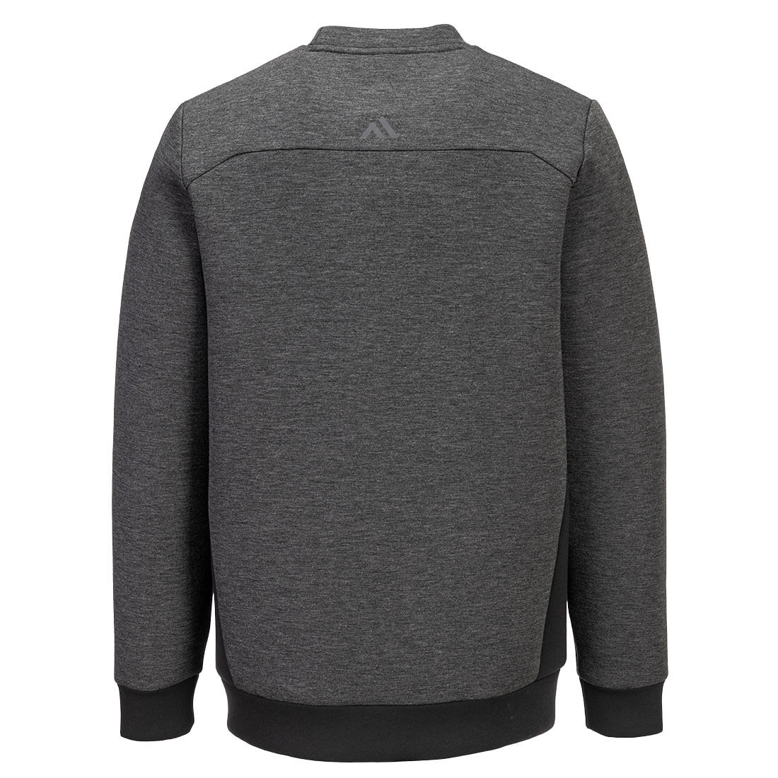 Portwest KX377 KX3 Sport Tech Sweatshirt in Metal Grey, back view