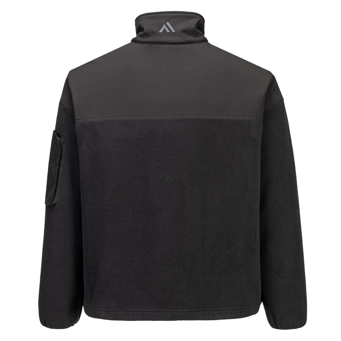 Portwest KX378 KX3 Sport 1/4 Zip Fleece in Black, back view