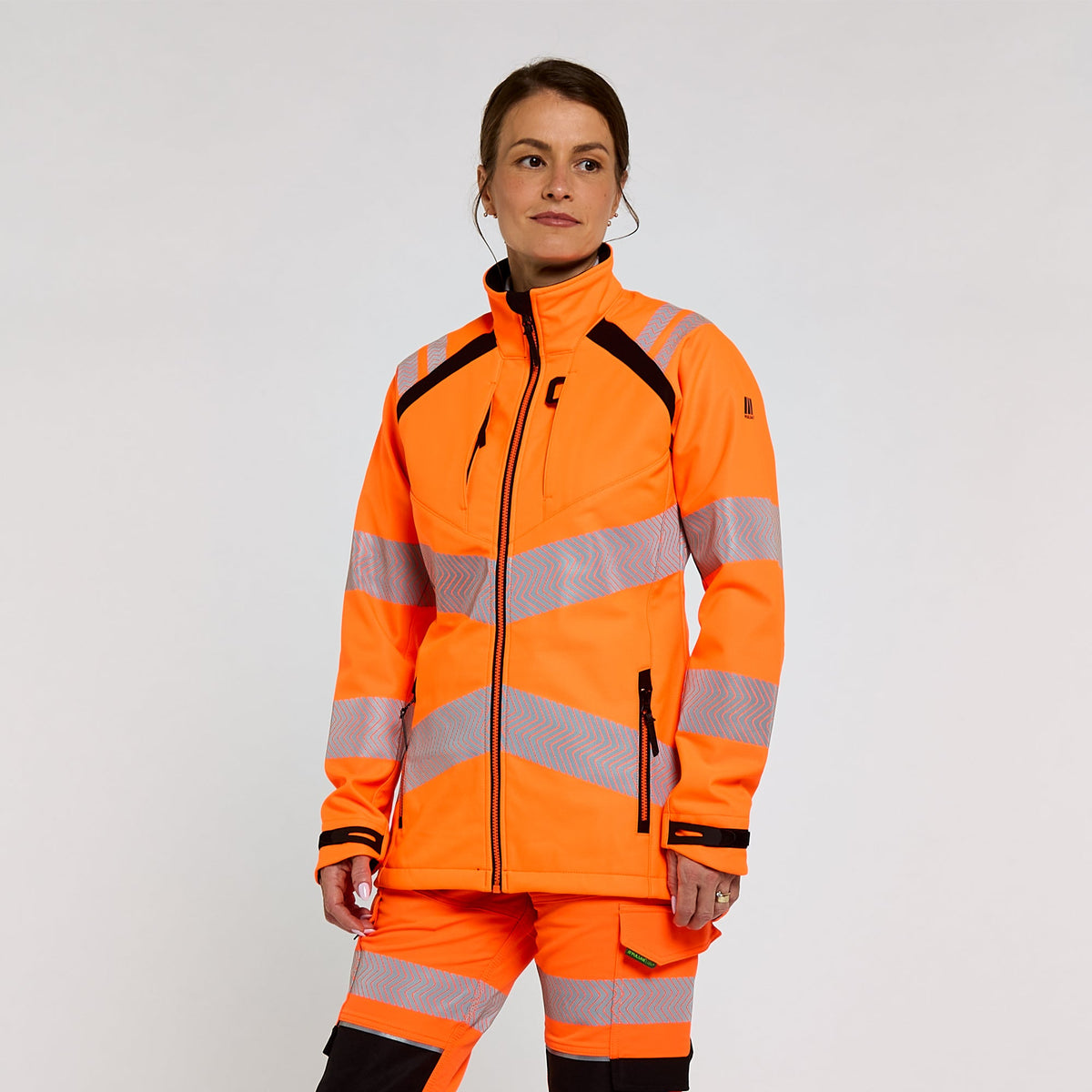 Pulsar Women's Softshell Jacket Orange, image 2