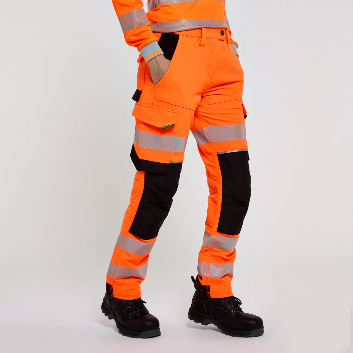 Pulsar Women's Stretch Combat Trousers Orange, image 2