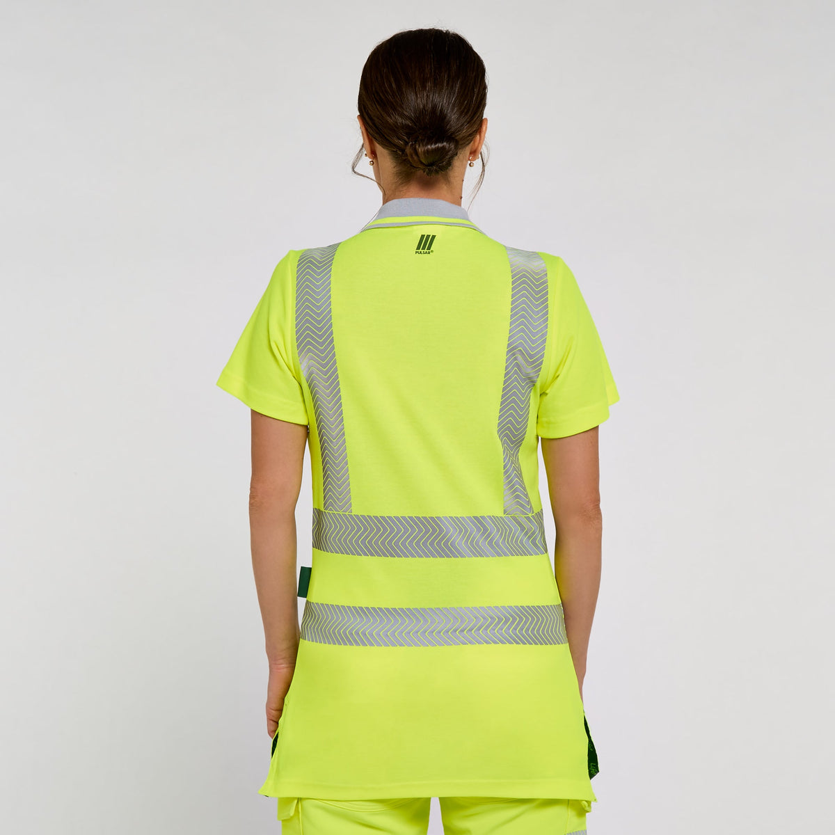 Pulsar Women's Short Sleeve Polo Shirt Yellow - Bamboo Content, image 2