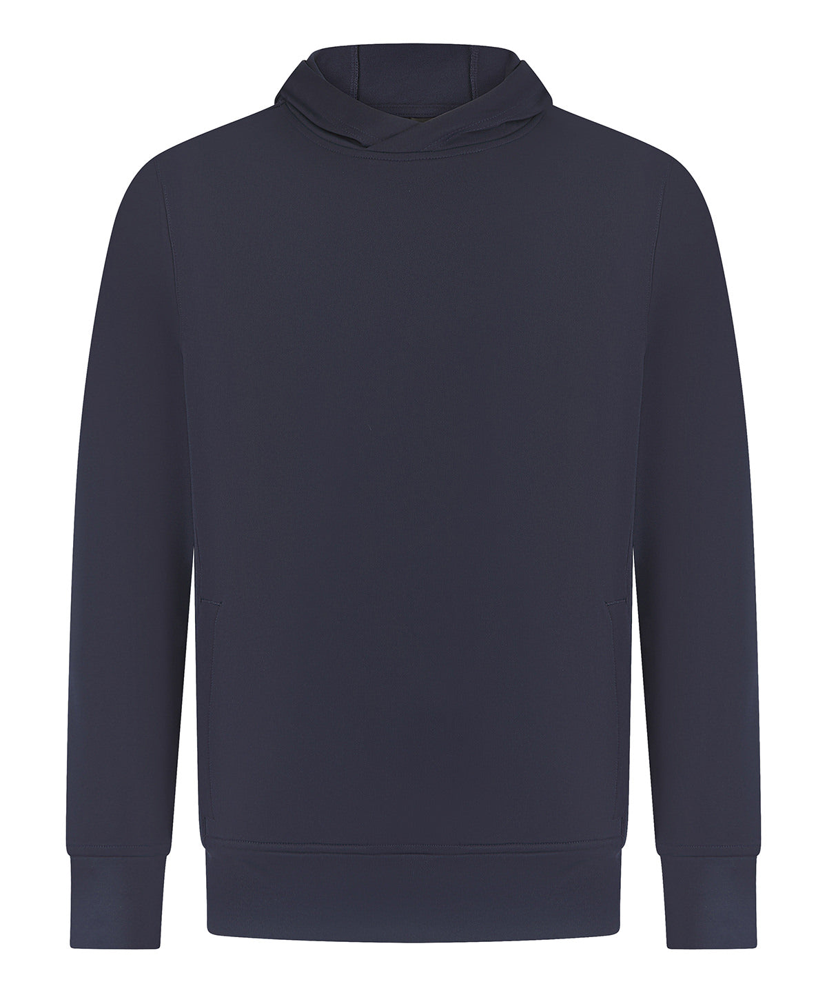 Finden & Hales Adults’ team hoodie in Navy, front view