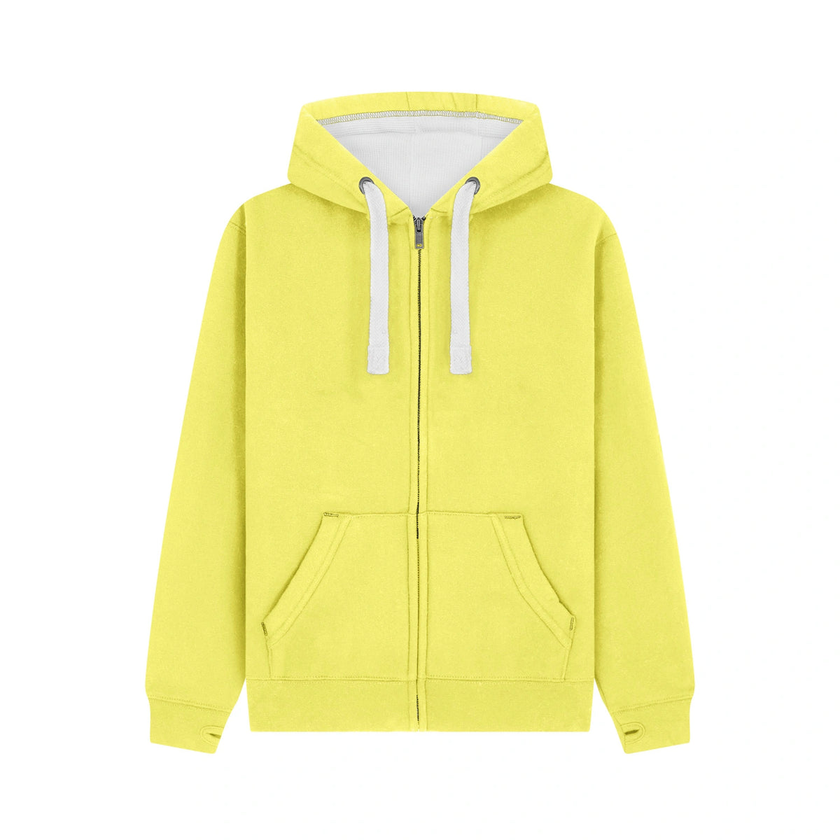 Cotton Ridge W81PF Comet Ultra Premium Zip Hoodie in Lemon Drop