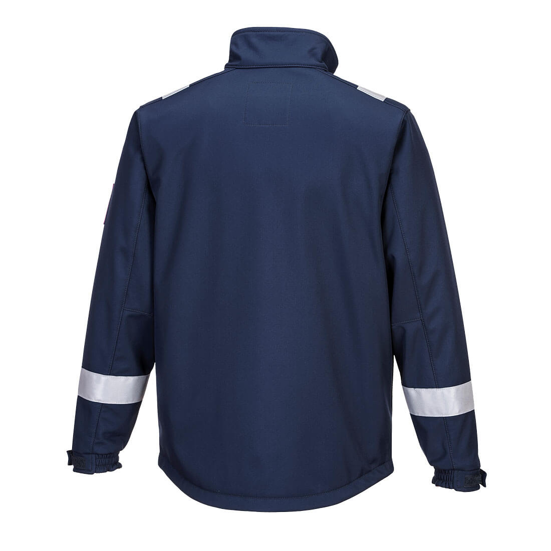 Portwest MV73 Modaflame Softshell FR Jacket in Navy, back view