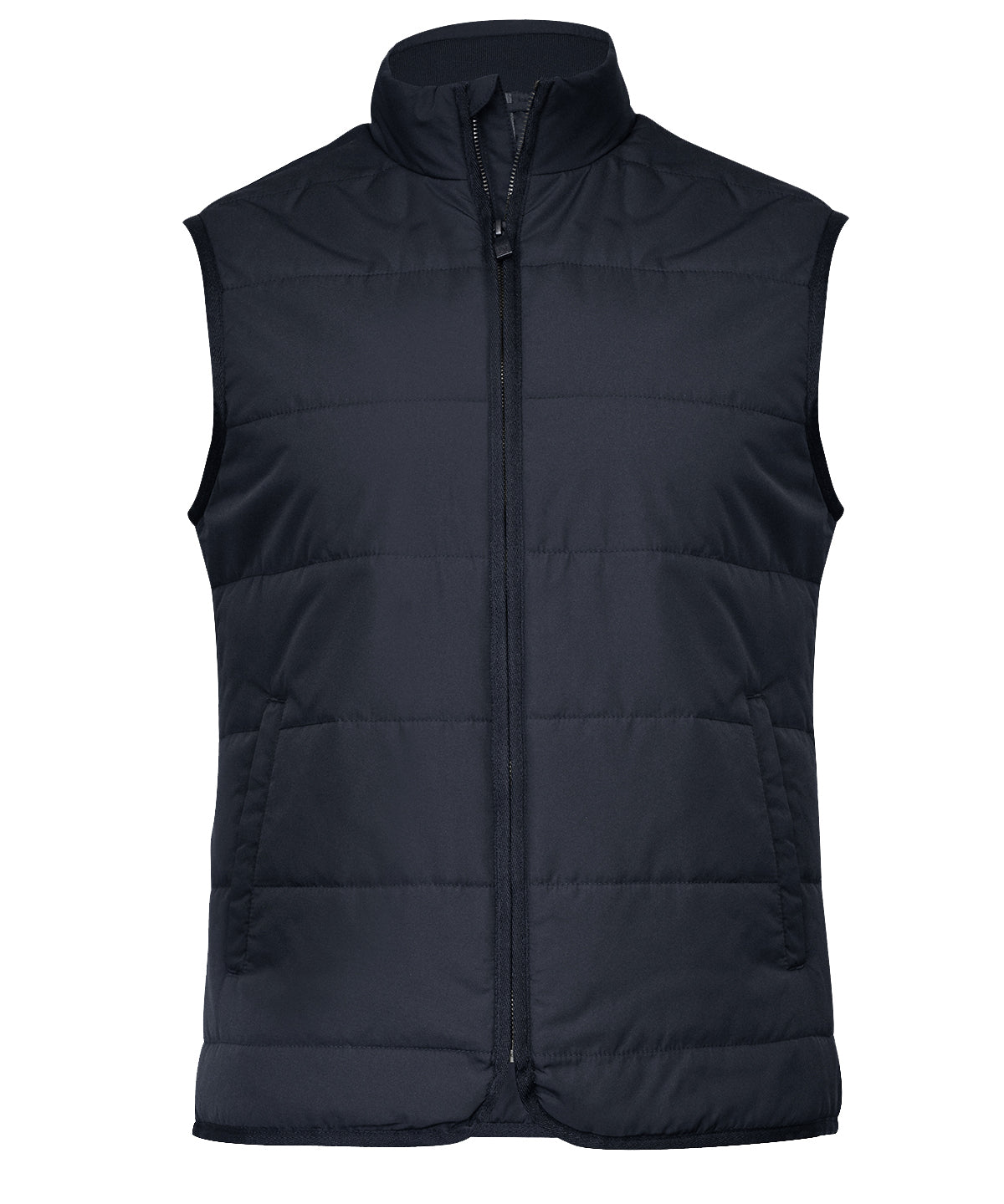 Nimbus Hudson – horizontal quilted gilet in Dark Navy, front view