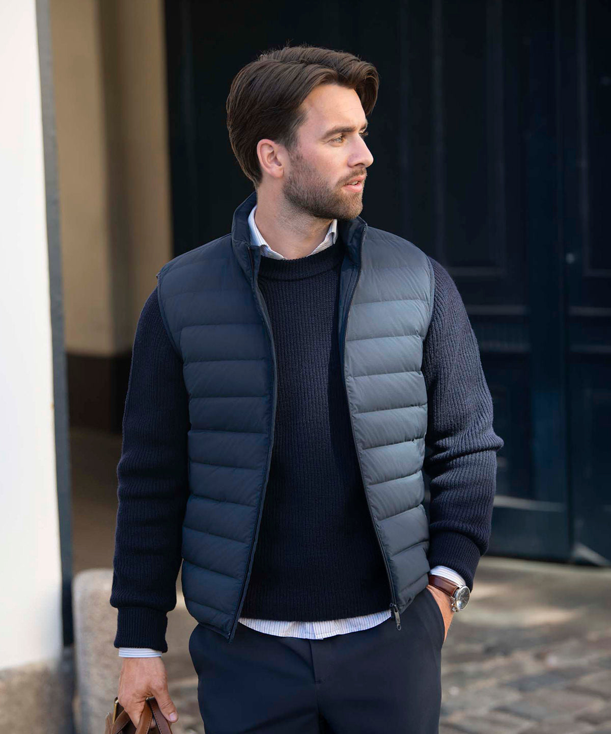 Nimbus Avalon vest – sophisticated lightweight down vest, lifestyle photo