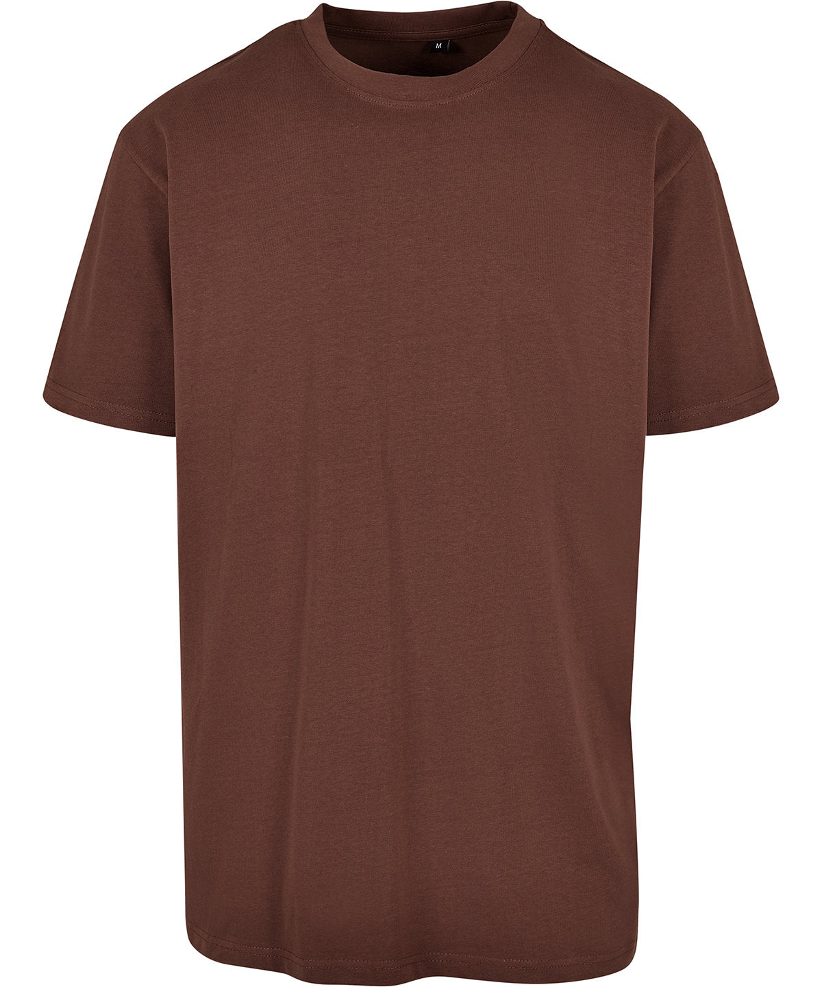 New Morning Studios Oversized Jersey tee in Chocolate Brown, front view