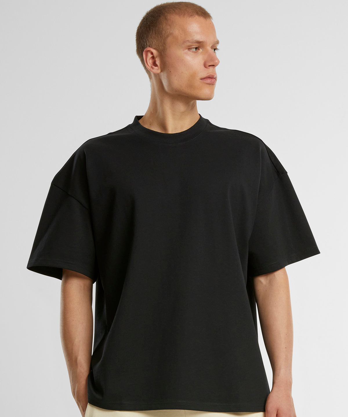 New Morning Studios Heavy Jersey oversized tee, lifestyle photo