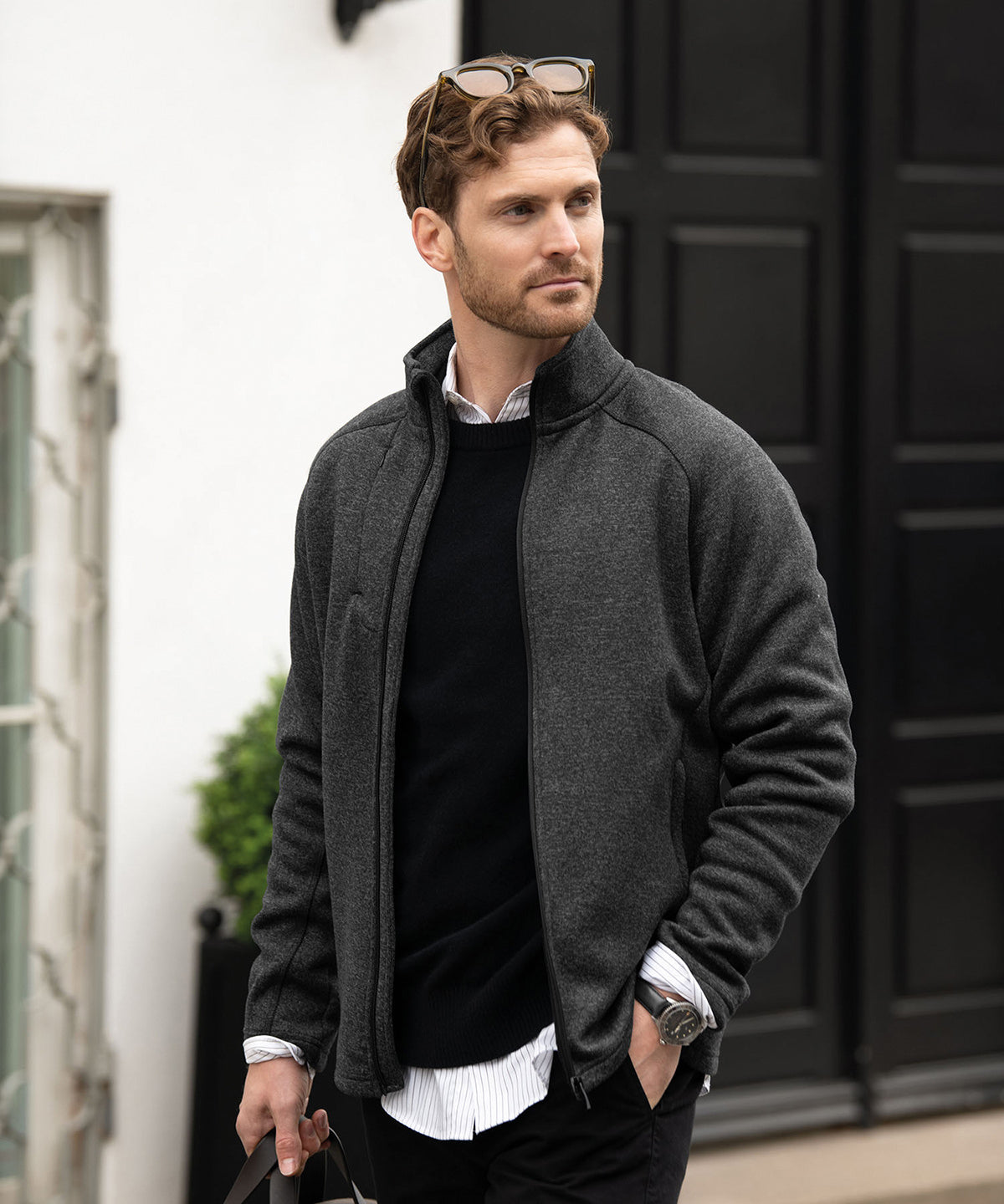 Nimbus Montana – knitted fleece jacket, lifestyle photo
