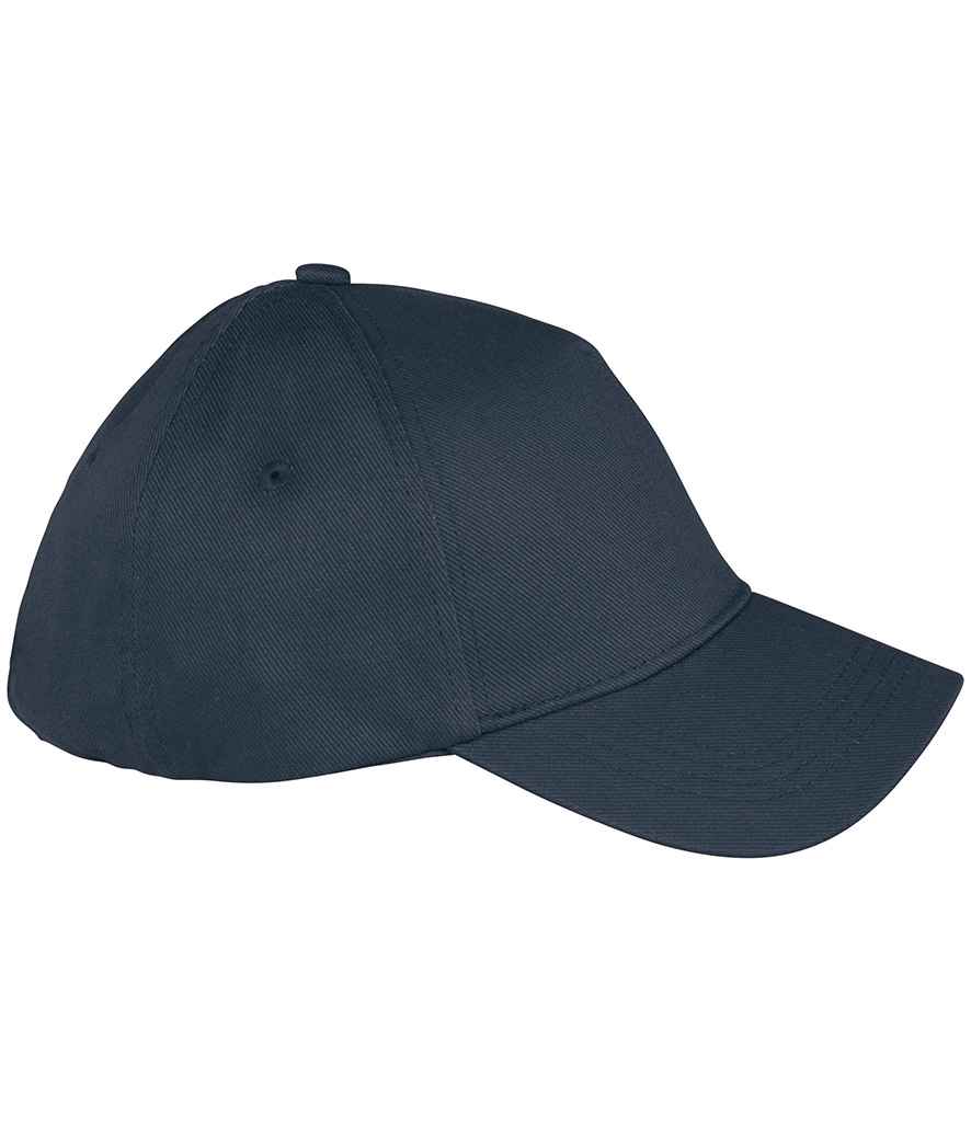 Native Spirit 5 Panel Cap in Navy, side view