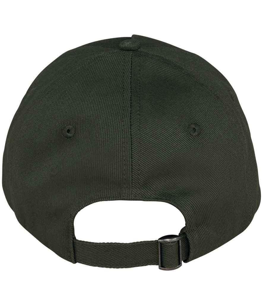 Native Spirit 5 Panel Cap in Organic Khaki, back view