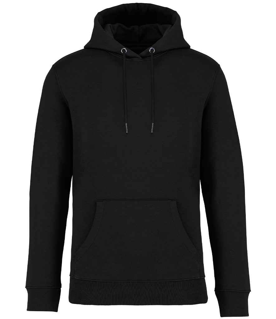 Native Spirit Unisex Heavyweight Hooded Sweatshirt in Black, front view