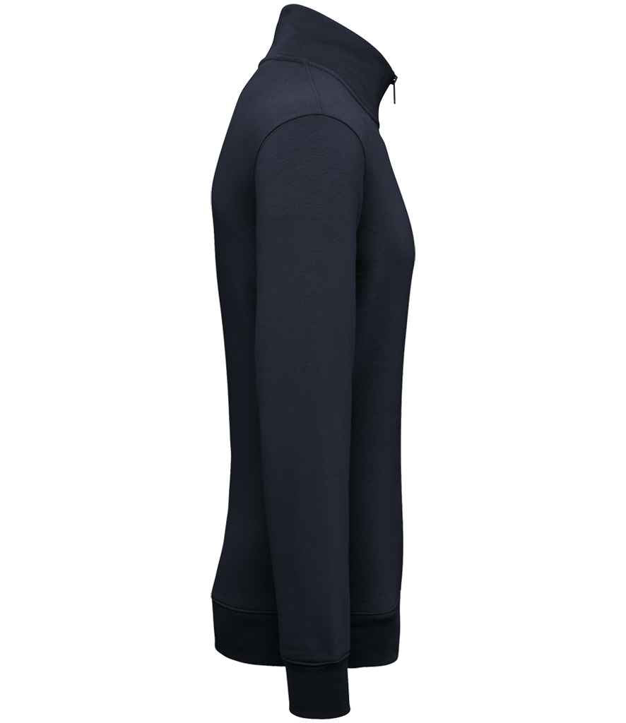 Native Spirit 1/4 Zip Sweatshirt in Navy, side view