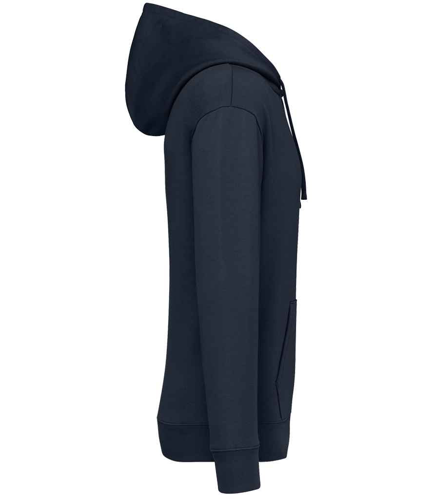 Native Spirit Unisex Relax Fit Hoodie in Navy, side view