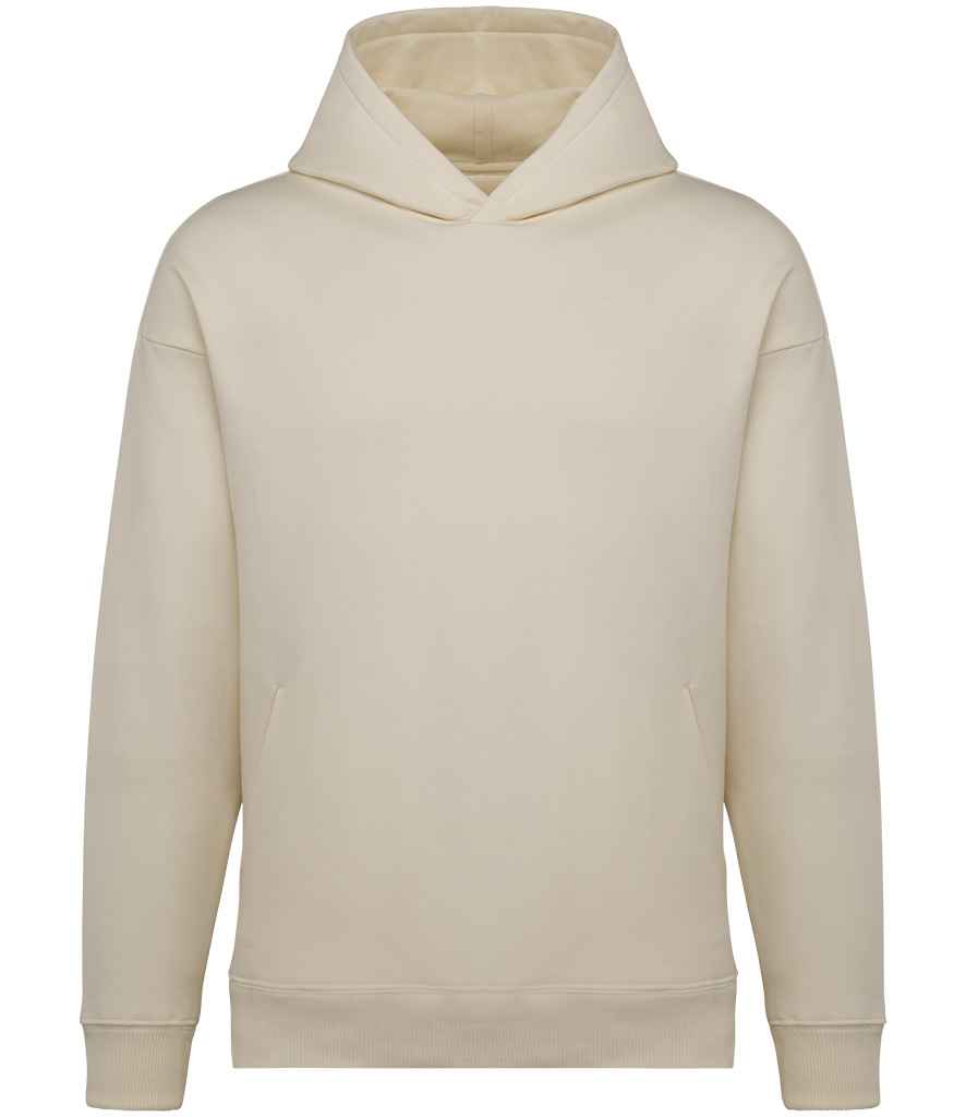 Native Spirit Unisex Oversized Hooded Sweatshirt in Ivory, front view