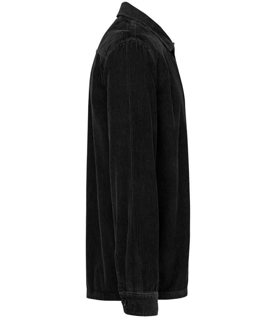 Native Spirit Corduroy Jacket in Washed Black, side view