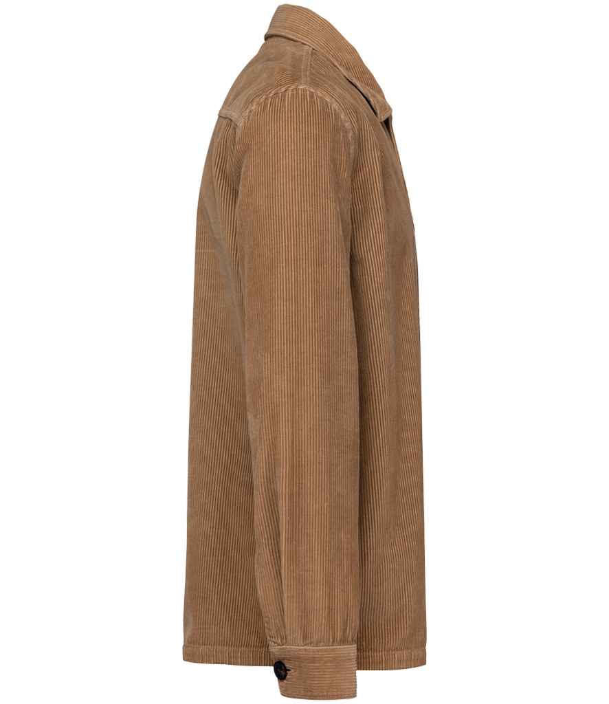 Native Spirit Corduroy Jacket in Washed Camel, side view