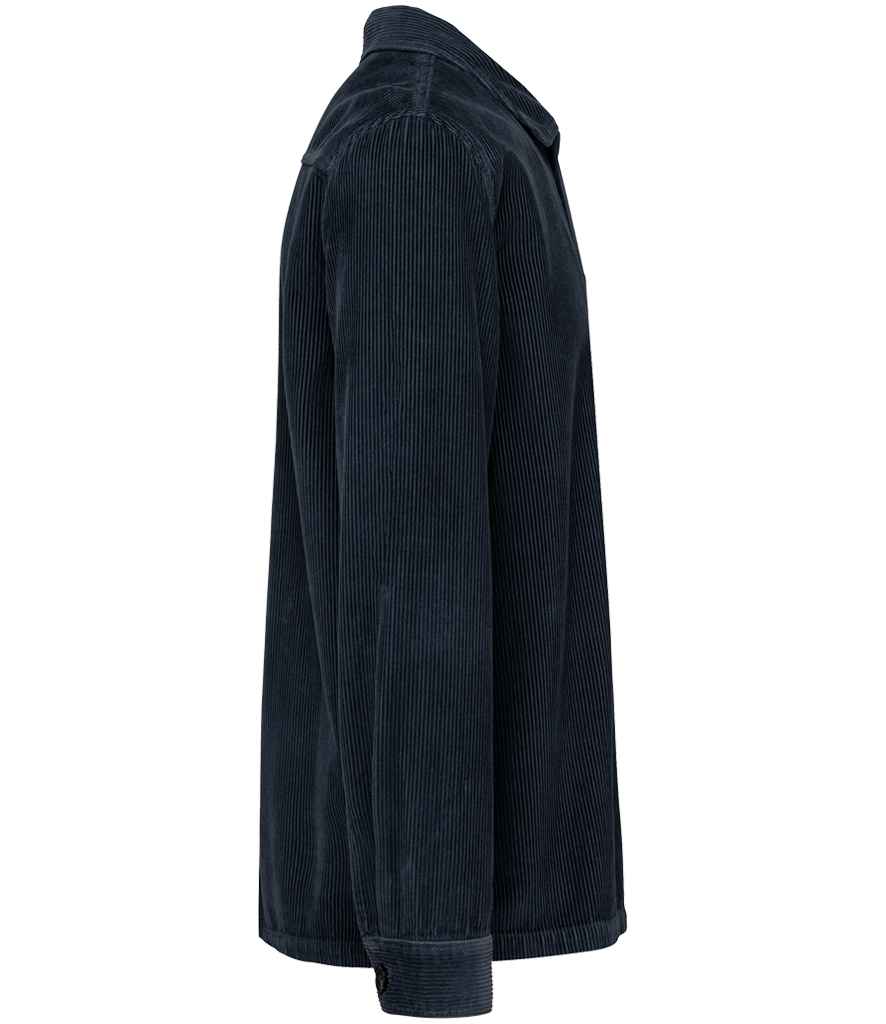 Native Spirit Corduroy Jacket in Washed Navy, side view