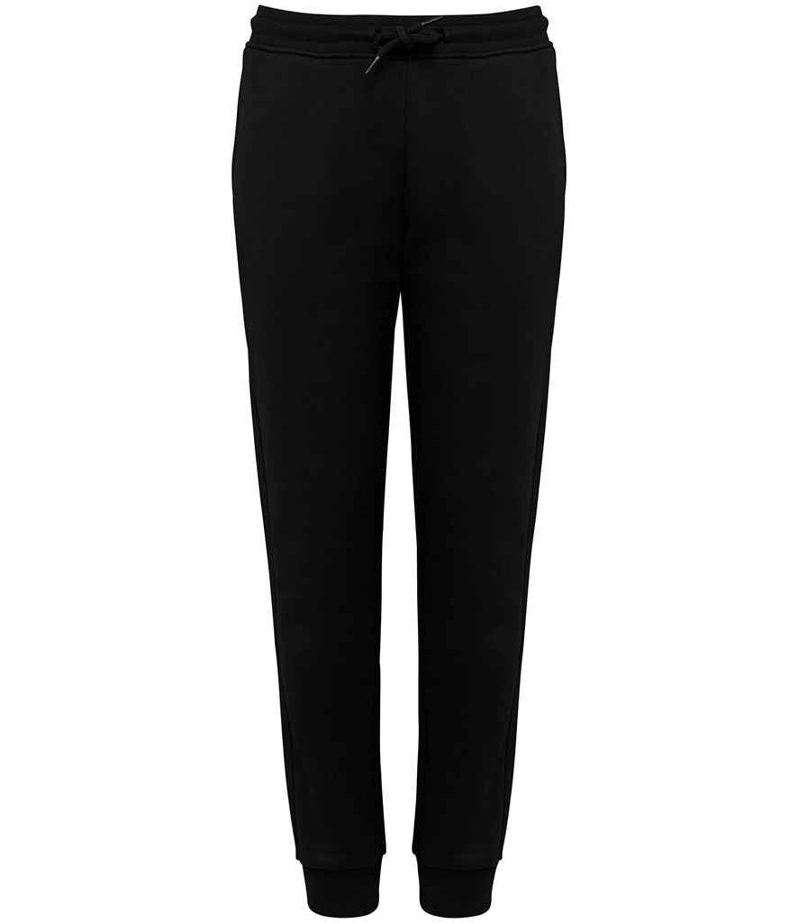 Native Spirit Kids Jog Pants in Black, front view