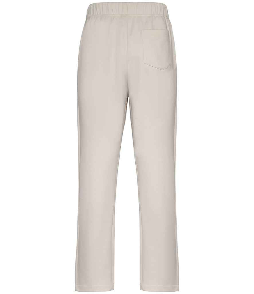 Native Spirit Unisex Loose Jogging Trousers in Ivory, back view