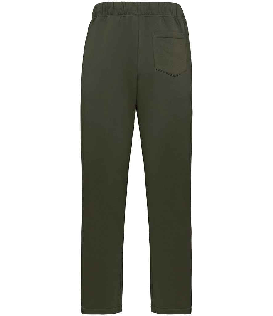 Native Spirit Unisex Loose Jogging Trousers in Organic Khaki, back view