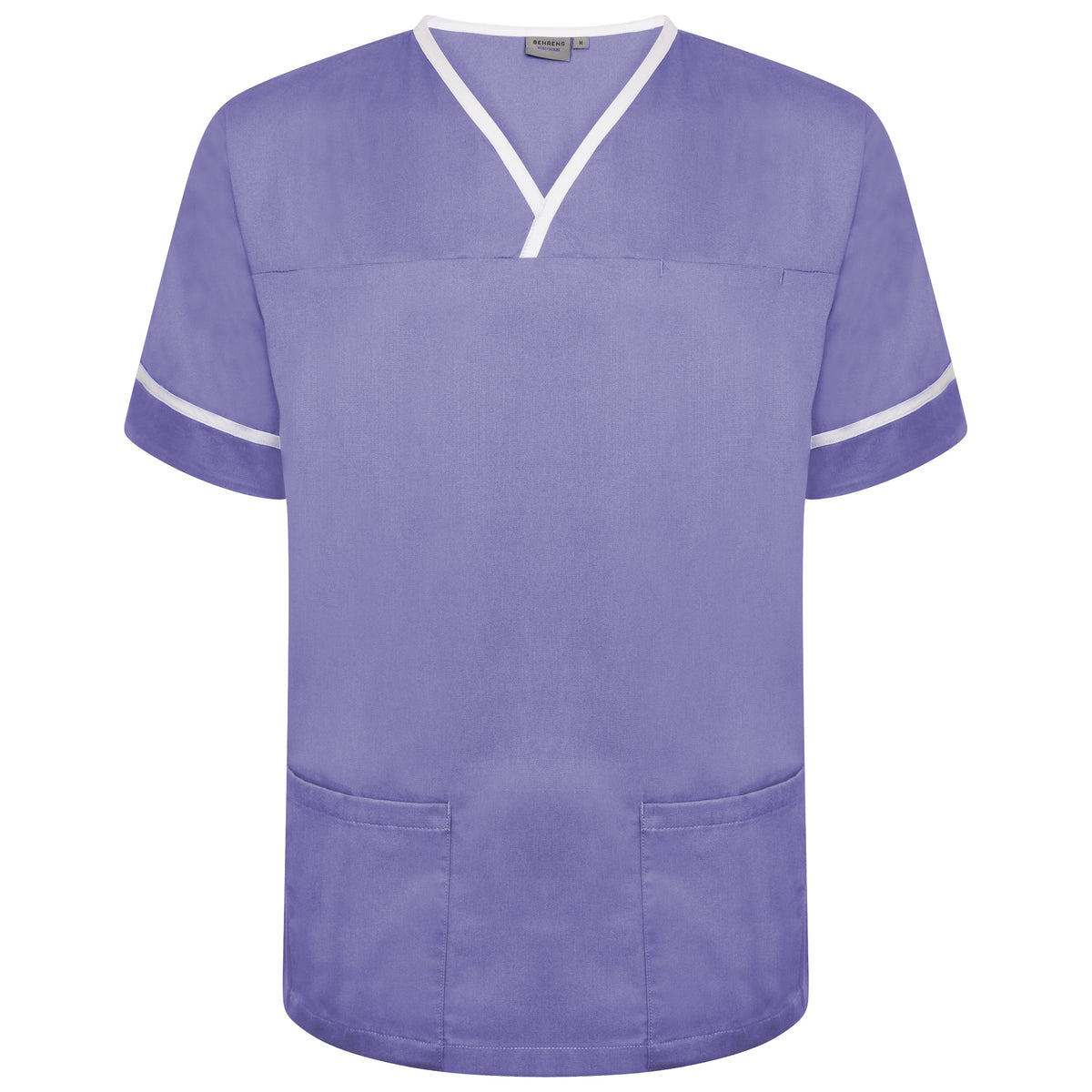 Behrens Contrast Trim Smart Scrub Top, image 6