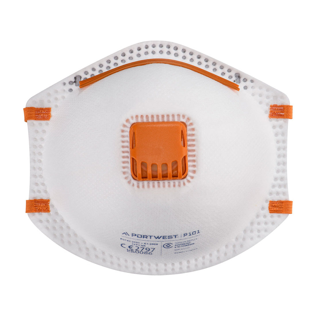 Portwest FFP1 Valved Respirator in White, main product image