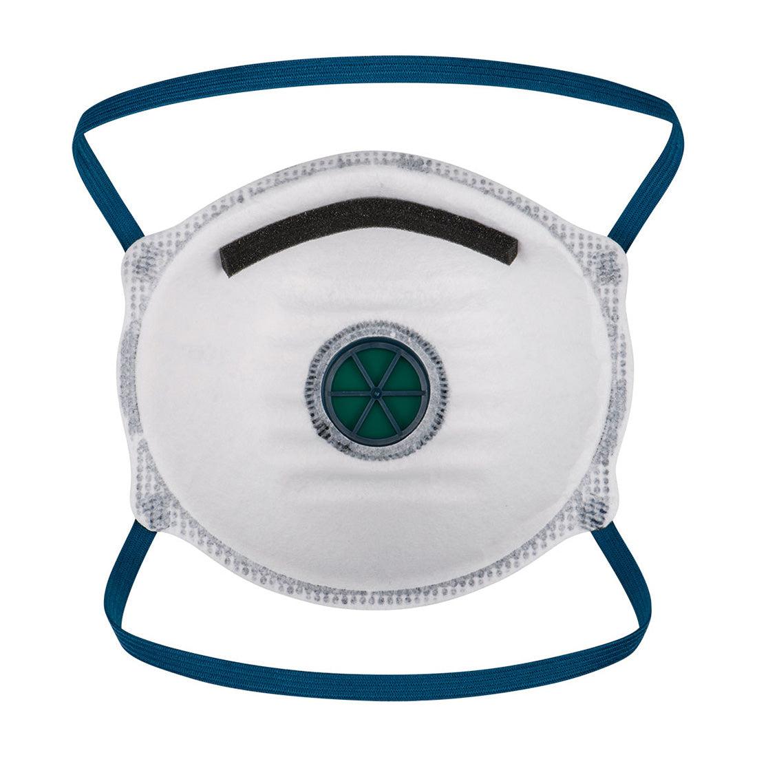 Portwest P223 FFP2 Carbon Valved Dolomite Respirator (Pk10) in White, back view