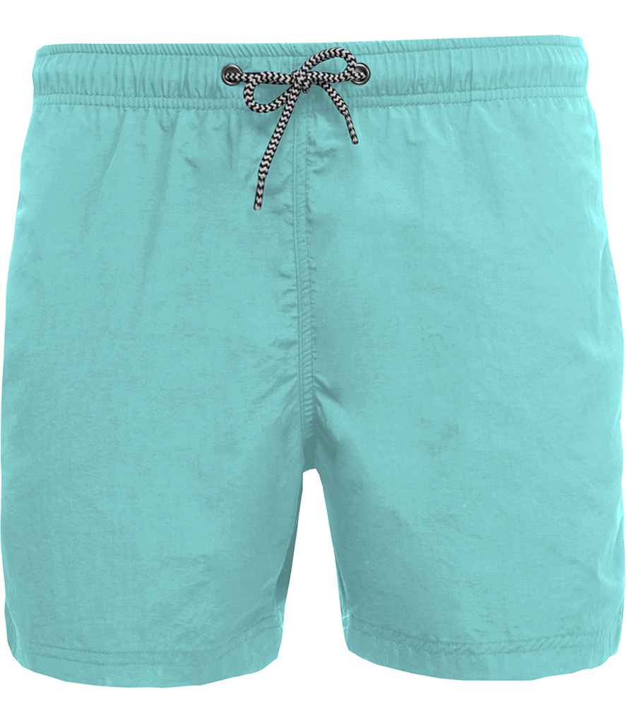 Proact Swimming Shorts in Light Turquoise, front view