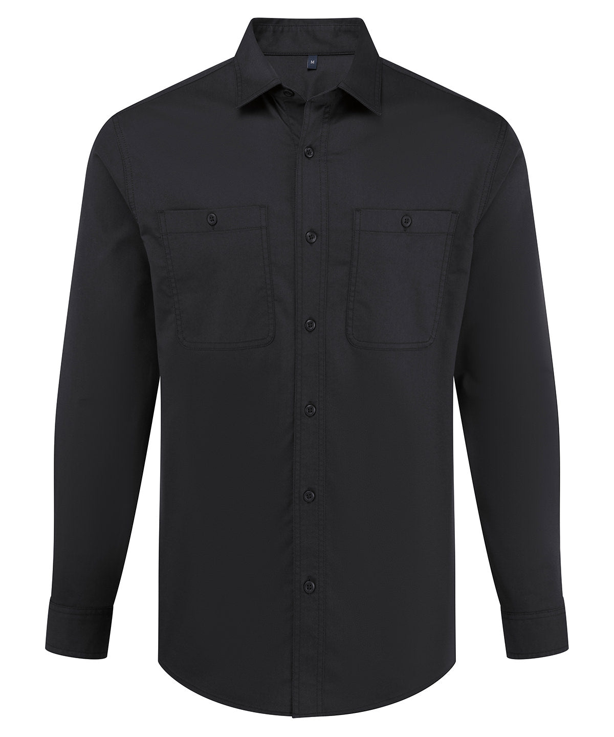 Premier ‘Utility 2.0’ service shirt in Black, front view