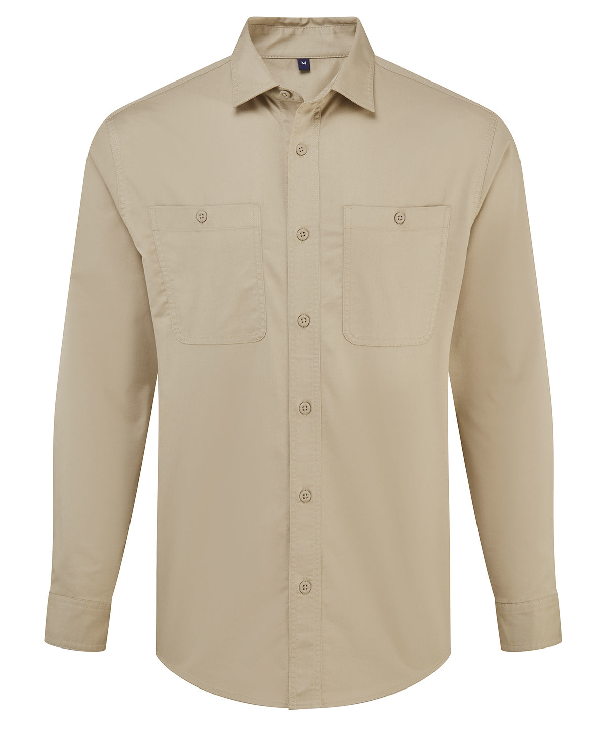 Premier ‘Utility 2.0’ service shirt in Khaki, front view