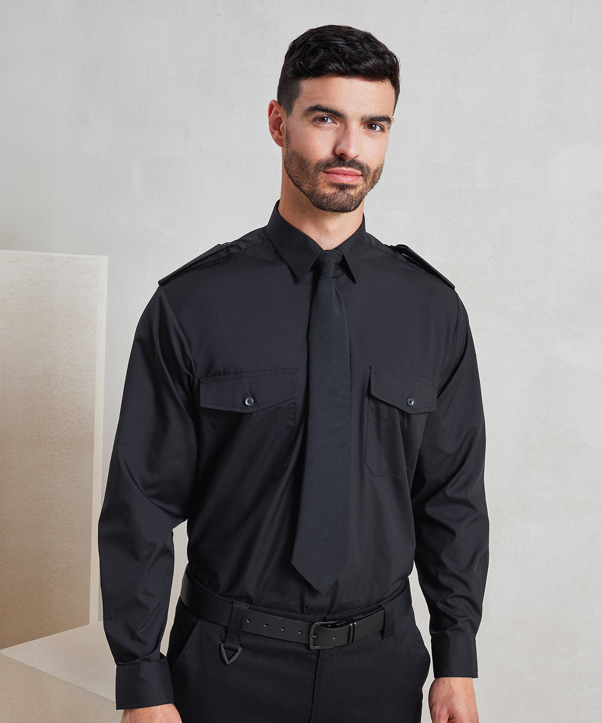 Premier Long sleeve pilot shirt, lifestyle photo