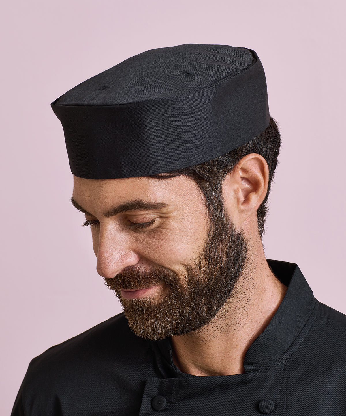 Premier Turn-up chef's hat, lifestyle photo